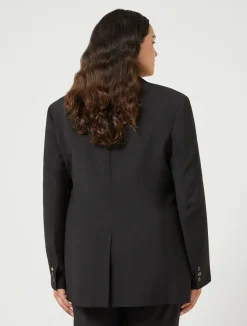 Giacca blazer in tela di lana stretch*Marina Rinaldi Sale