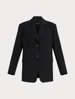 Giacca blazer in tela di lana stretch*Marina Rinaldi Sale