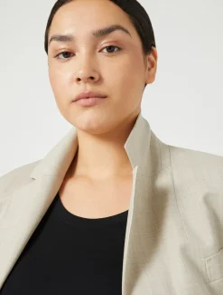 Giacca blazer in tela di lana stretch*Marina Rinaldi Online