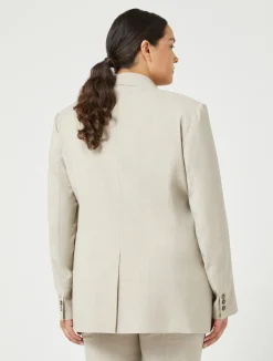 Giacca blazer in tela di lana stretch*Marina Rinaldi Online