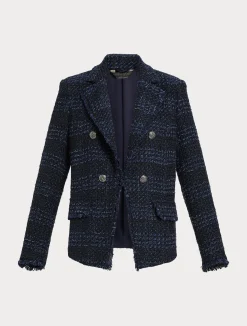 Giacca blazer in tinto filo a fantasia*Marina Rinaldi Hot