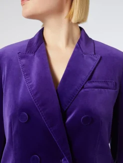 Giacca blazer in velluto*Marina Rinaldi Fashion
