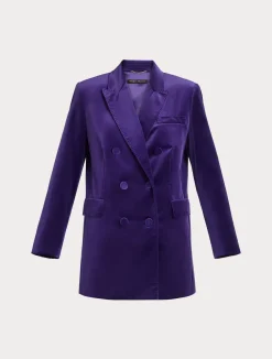Giacca blazer in velluto*Marina Rinaldi Fashion