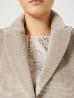 Giacca blazer in velluto*Marina Rinaldi Outlet