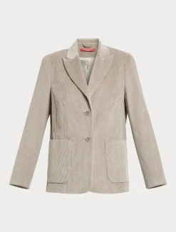 Giacca blazer in velluto*Marina Rinaldi Outlet