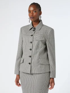 Giacca in batavia di lana stretch*Marina Rinaldi Best