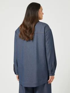 Giacca in bull di misto cotone*Marina Rinaldi Discount