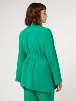 Giacca in crêpe envers satin*Marina Rinaldi Sale