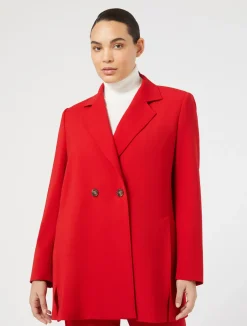 Giacca in crêpe satin di lana*Marina Rinaldi Outlet