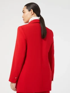 Giacca in crêpe satin di lana*Marina Rinaldi Outlet