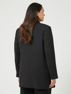 Giacca in crêpe satin di lana*Marina Rinaldi Best