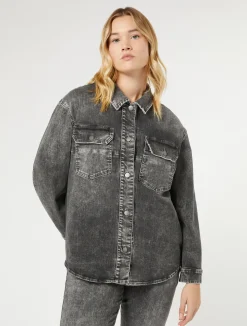 Giacca in denim di cotone*Marina Rinaldi New