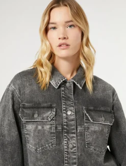 Giacca in denim di cotone*Marina Rinaldi New