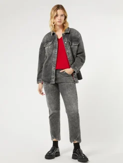 Giacca in denim di cotone*Marina Rinaldi New