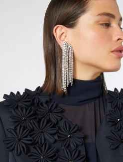 Giacca in duchesse con ricami*Marina Rinaldi Outlet