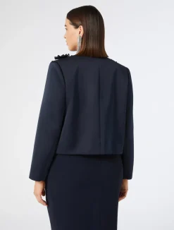 Giacca in duchesse con ricami*Marina Rinaldi Outlet