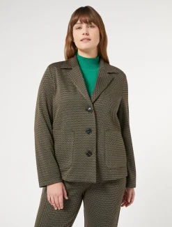 Giacca in jersey jacquard*Marina Rinaldi Online