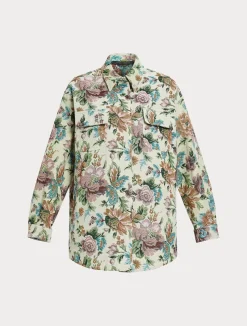 Giacca jacquard a fiori*Marina Rinaldi New