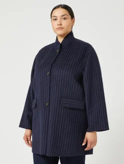 Giaccone in double di lana*Marina Rinaldi Sale