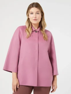 Giaccone in double di lana e cachemire*Marina Rinaldi Discount