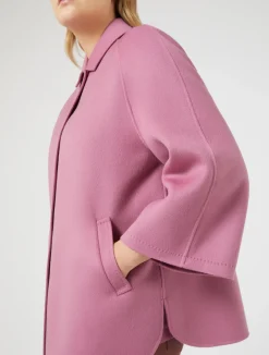 Giaccone in double di lana e cachemire*Marina Rinaldi Discount