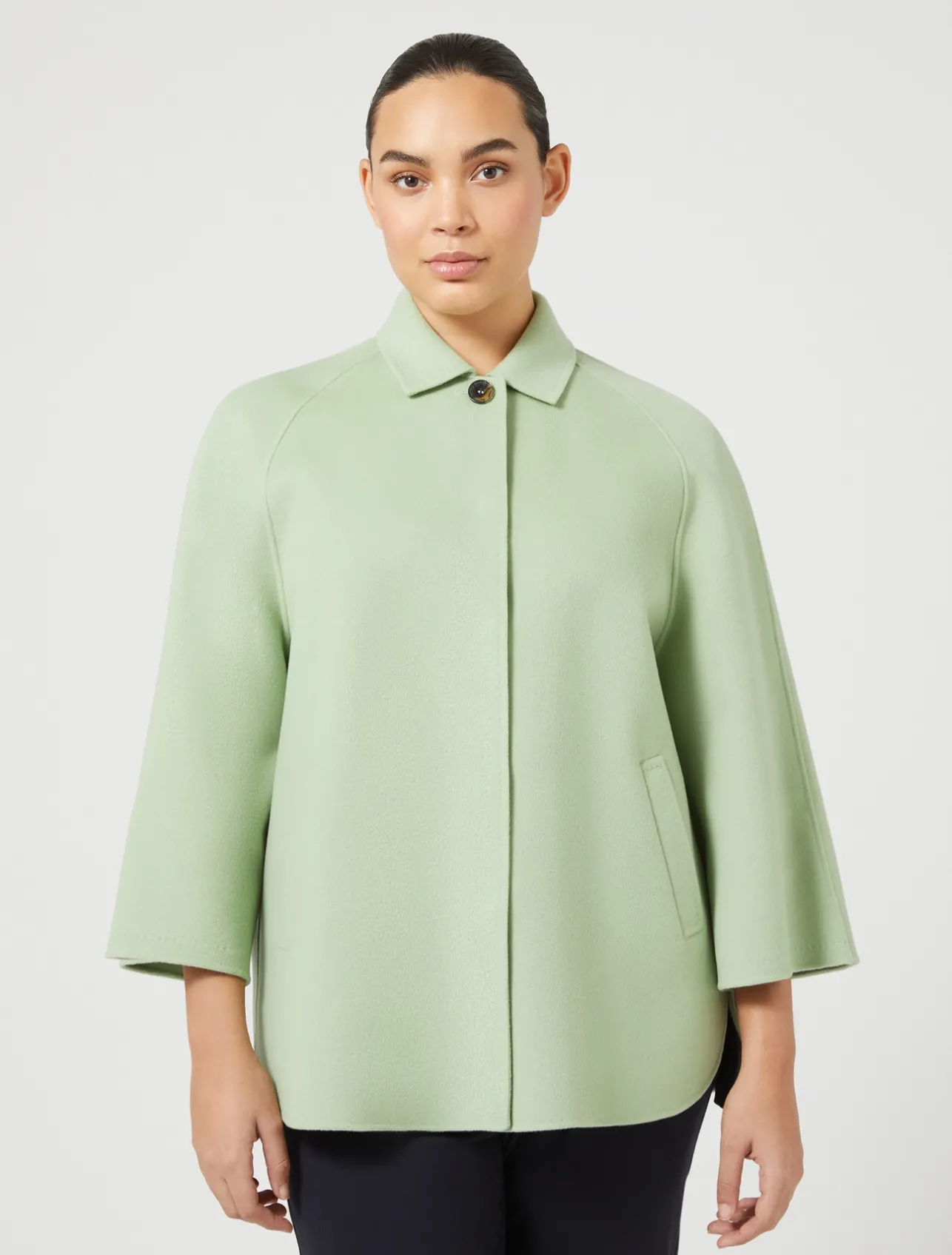 Giaccone in double di lana e cachemire*Marina Rinaldi Outlet