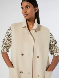 Gilet in double di lana e cachemire*Marina Rinaldi Hot