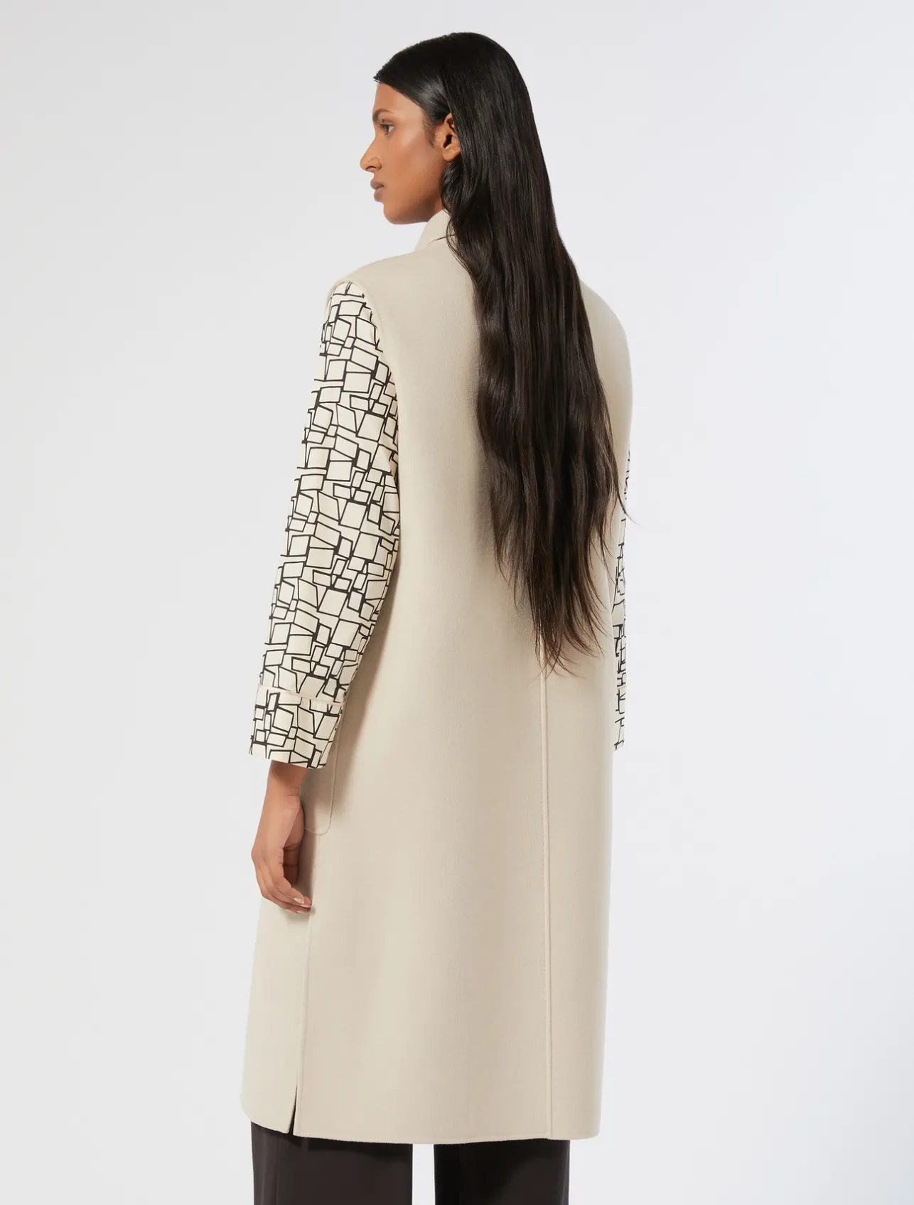 Gilet in double di lana e cachemire*Marina Rinaldi Hot