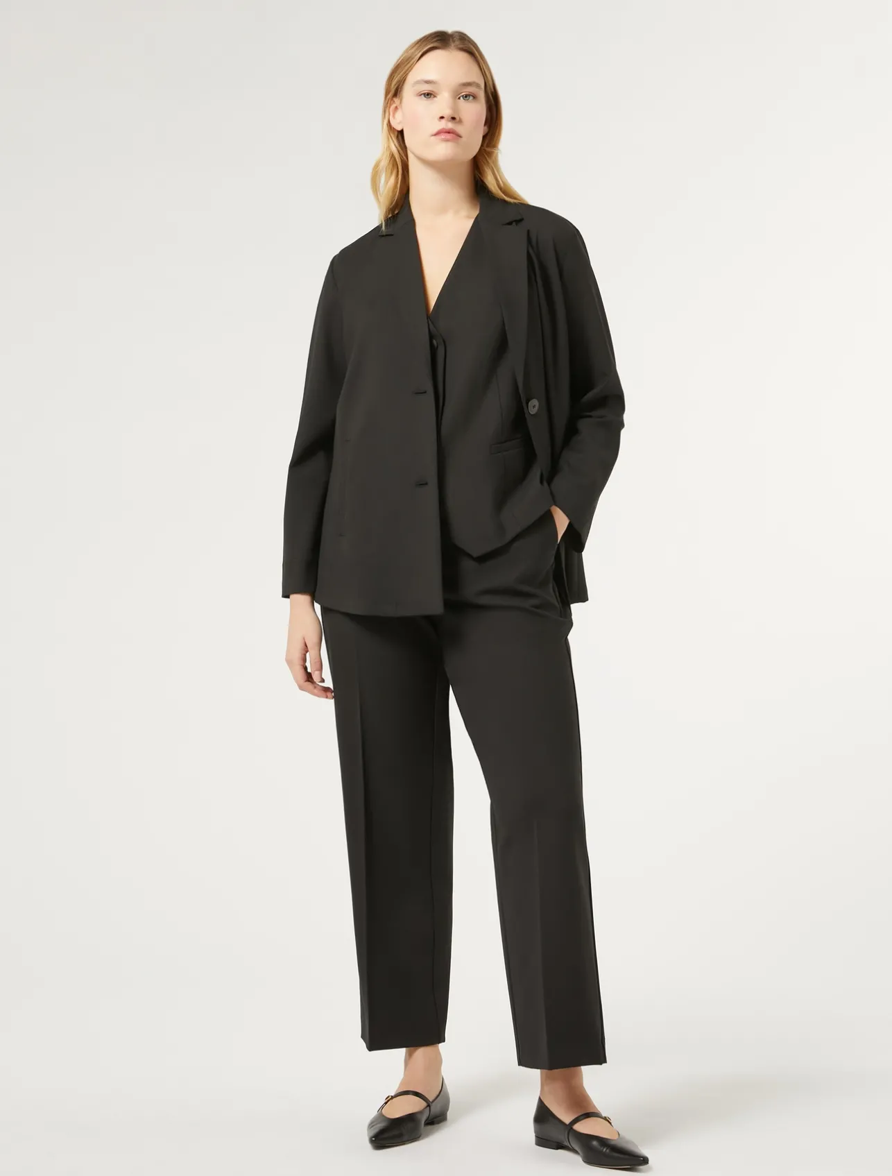 Gilet in gabardina di lana*Marina Rinaldi Sale