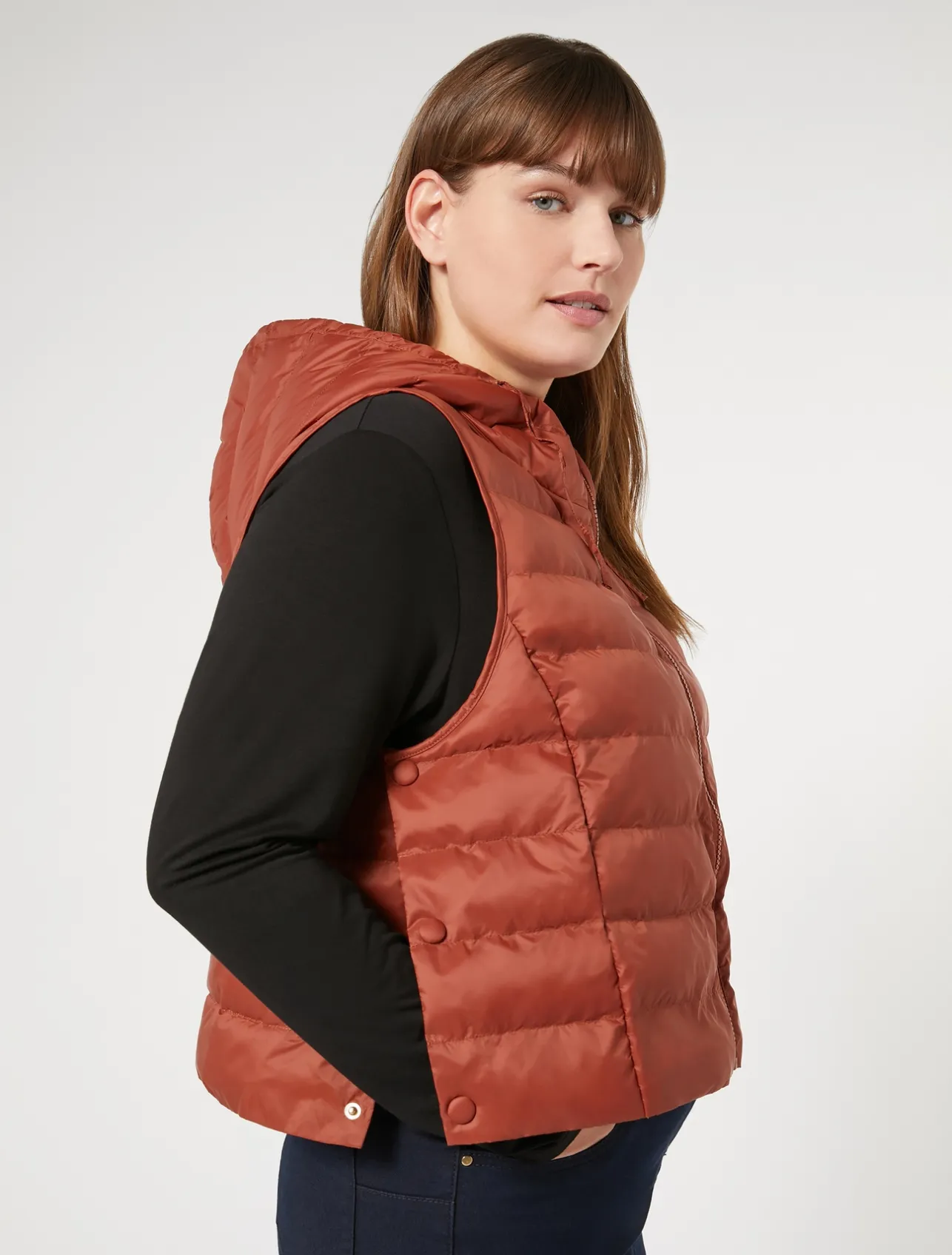 Gilet in tela di nylon antigoccia*Marina Rinaldi Sale