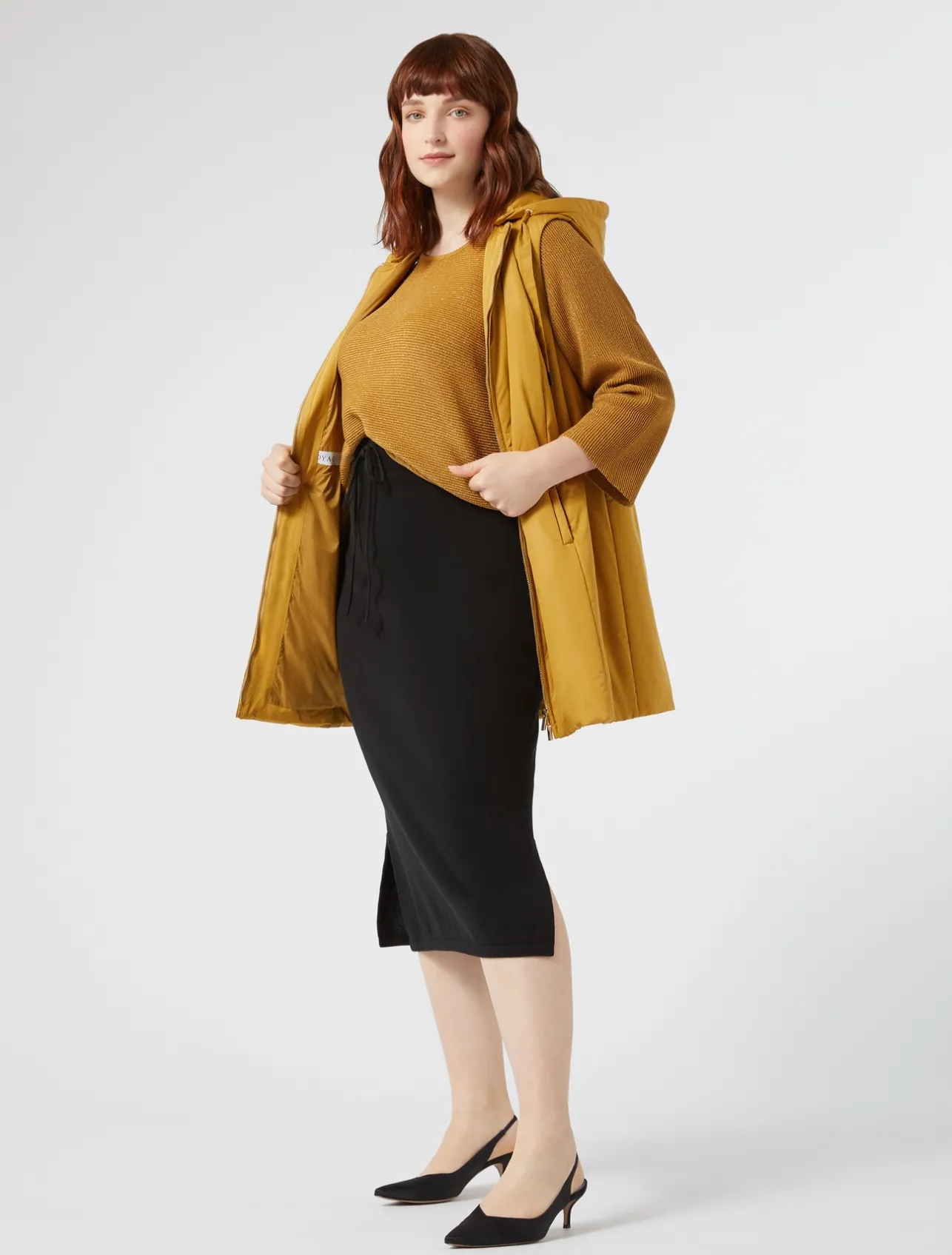 Gilet in tela tecnica antigoccia*Marina Rinaldi New