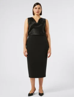 Gonna a tubino in cady*Marina Rinaldi Discount