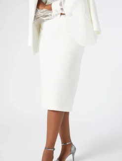 Gonna a tubino in cady*Marina Rinaldi Sale
