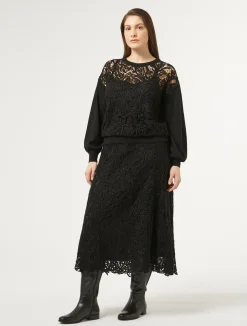 Gonna con ricamo macramè*Marina Rinaldi Clearance