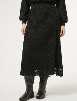 Gonna con ricamo macramè*Marina Rinaldi Clearance