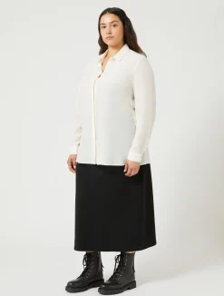 Gonna in cady di triacetato*Marina Rinaldi Outlet
