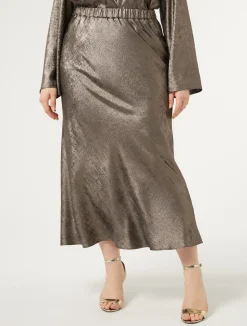 Gonna in chiffon laminato*Marina Rinaldi Discount