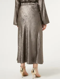 Gonna in chiffon laminato*Marina Rinaldi Discount