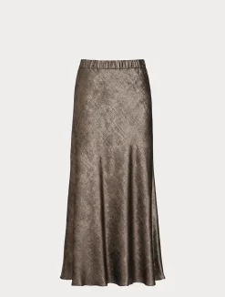 Gonna in chiffon laminato*Marina Rinaldi Discount