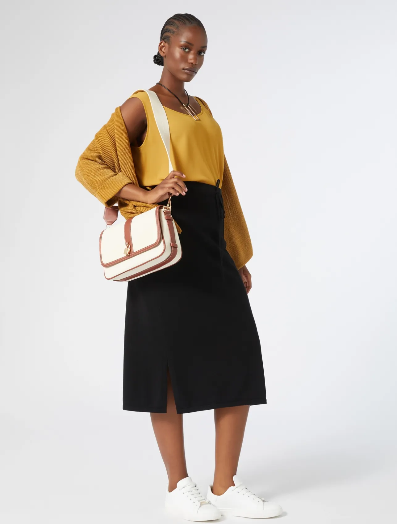 Gonna in cotone crêpe*Marina Rinaldi Discount