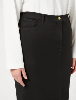Gonna in denim di cotone stretch*Marina Rinaldi Sale