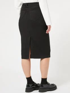 Gonna in denim di cotone stretch*Marina Rinaldi Sale