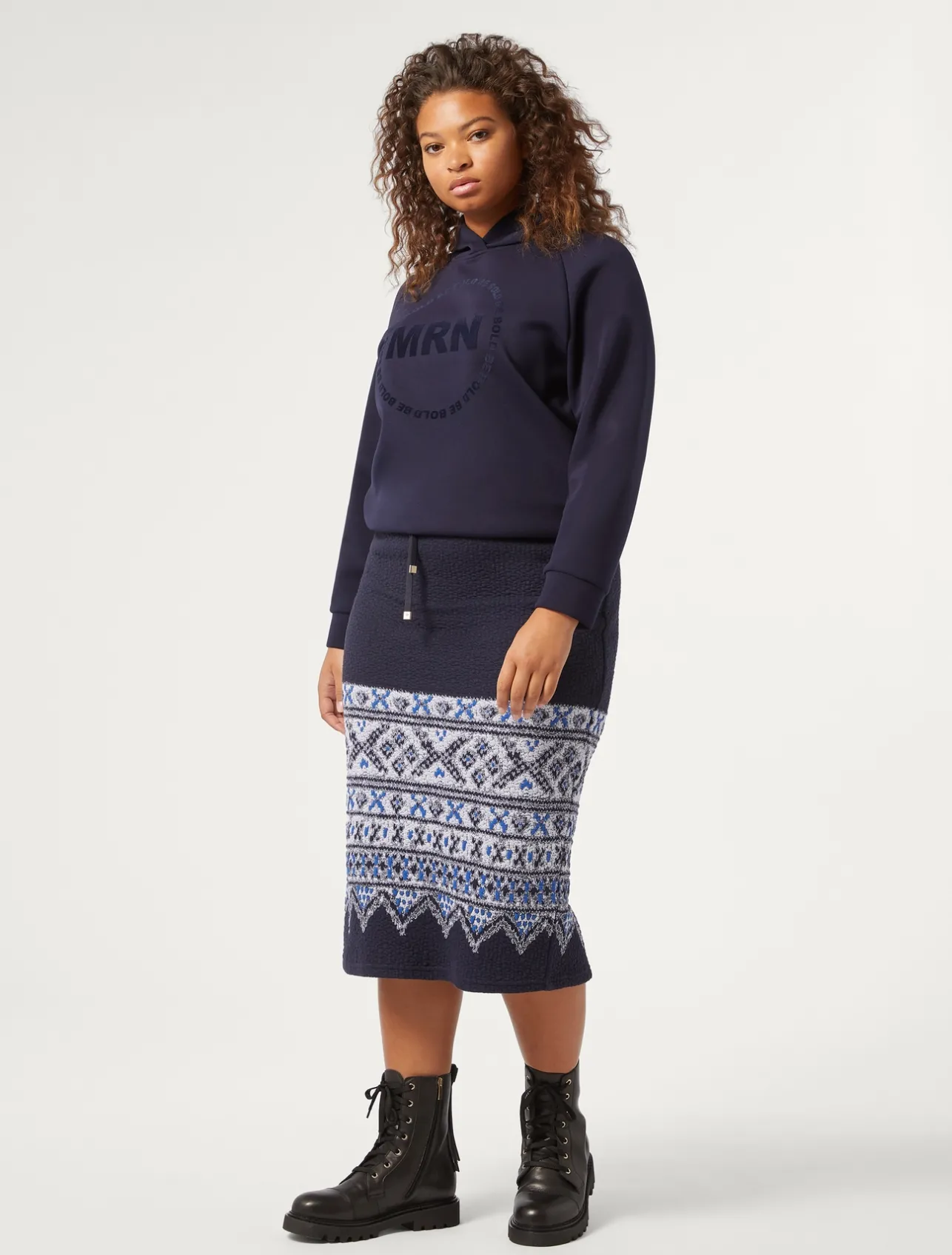 Gonna in jersey jacquard*Marina Rinaldi Hot