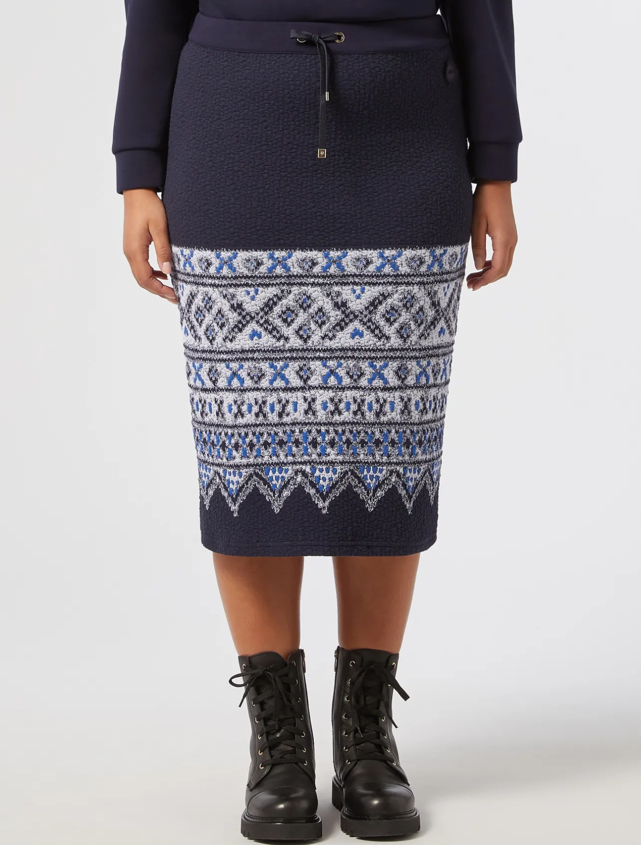 Gonna in jersey jacquard*Marina Rinaldi Hot
