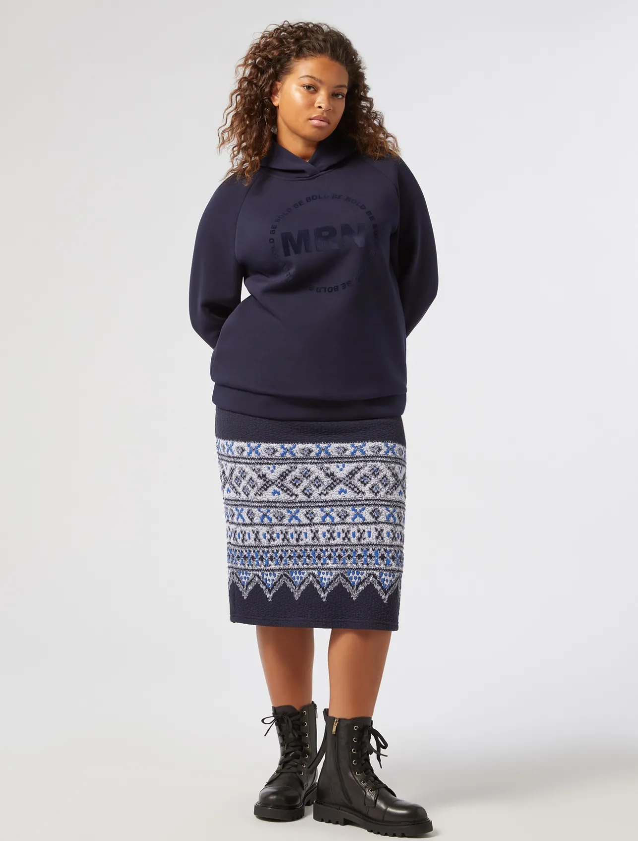 Gonna in jersey jacquard*Marina Rinaldi Hot
