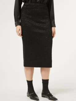 Gonna in maglia con paillettes*Marina Rinaldi Outlet
