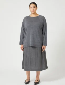 Gonna in misto lana merino*Marina Rinaldi Outlet