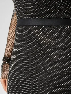 Gonna in rete con strass*Marina Rinaldi Outlet