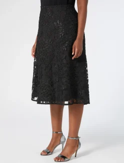 Gonna in tulle ricamato*Marina Rinaldi Discount