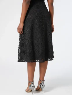 Gonna in tulle ricamato*Marina Rinaldi Discount